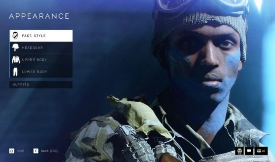 battlefield 5 character customization