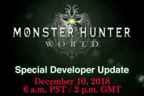 monster hunter world developer update