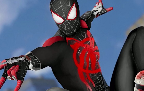 marvel's spider-man into the spider-verse suit