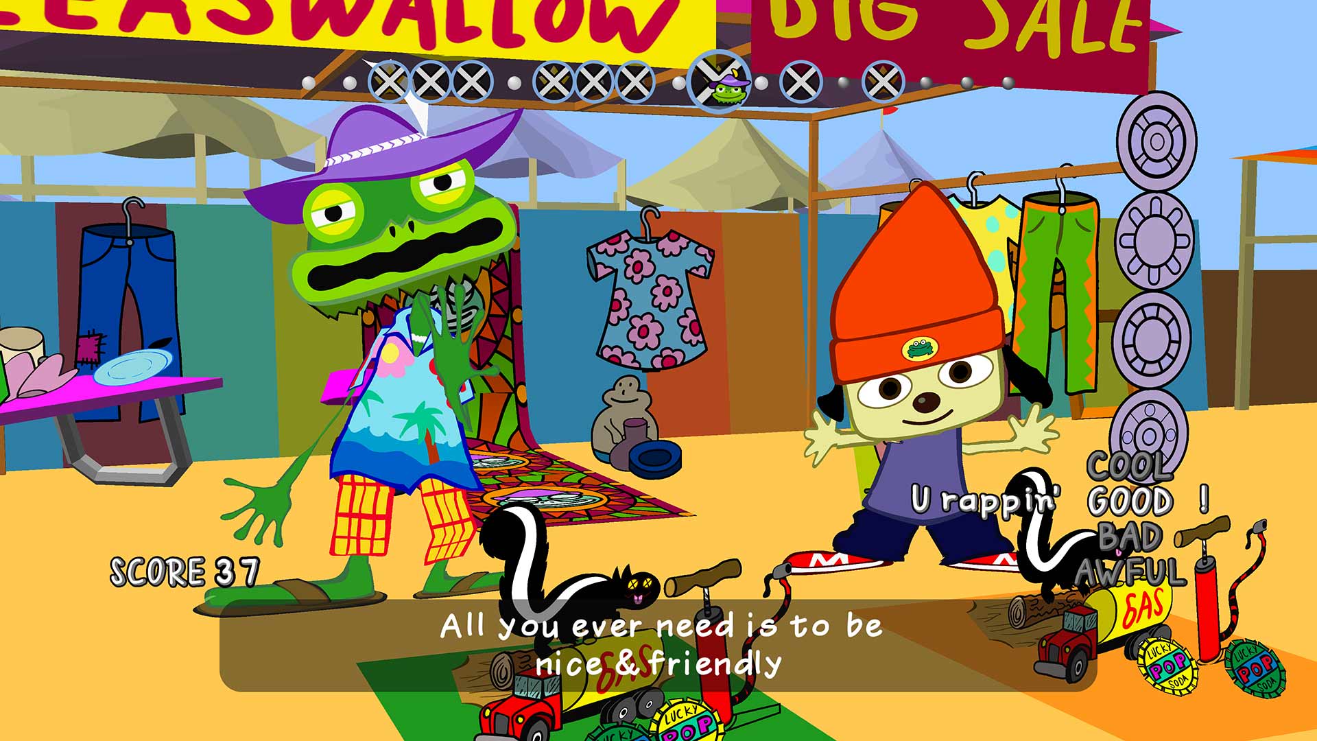 The PlayStation Classics: PaRappa the Rapper PlayStation Classic