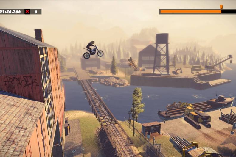 Trials Rising's camera work makes for an exhilarating game.