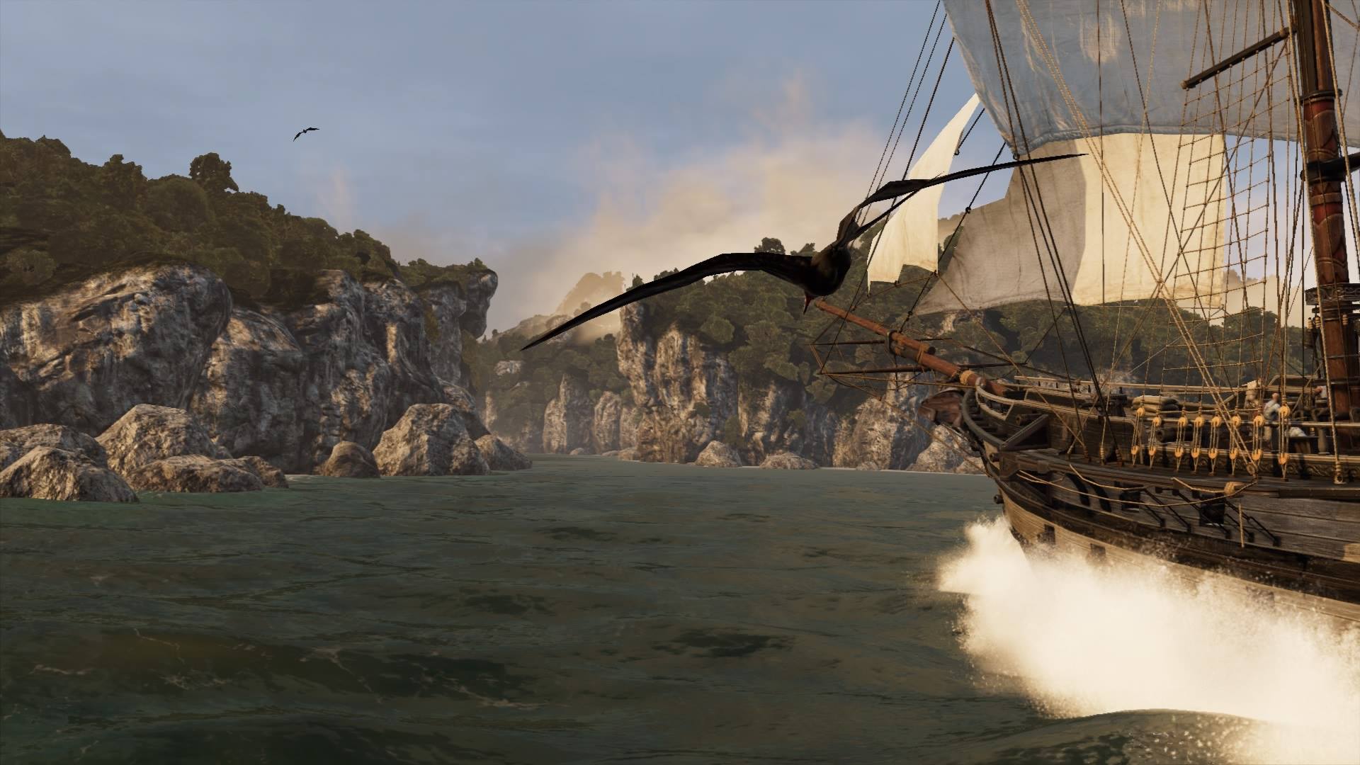 Naval combat was introduced in Assassin's Creed III.