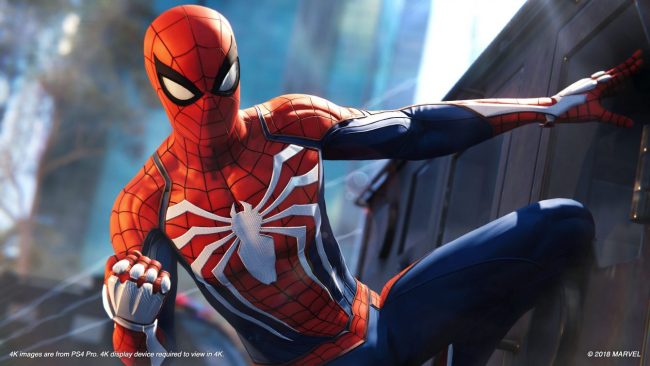 Spider Man PS4 Update