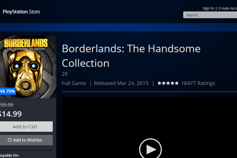 Get Borderlands: The Handsome Collection for 75% Off