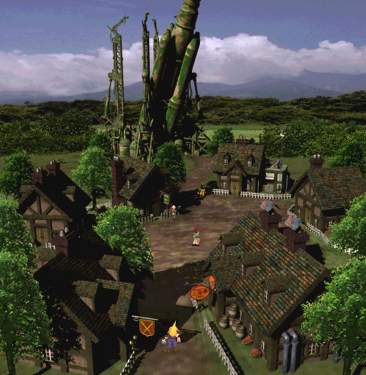 Final Fantasy 7 Remake Rocket Town