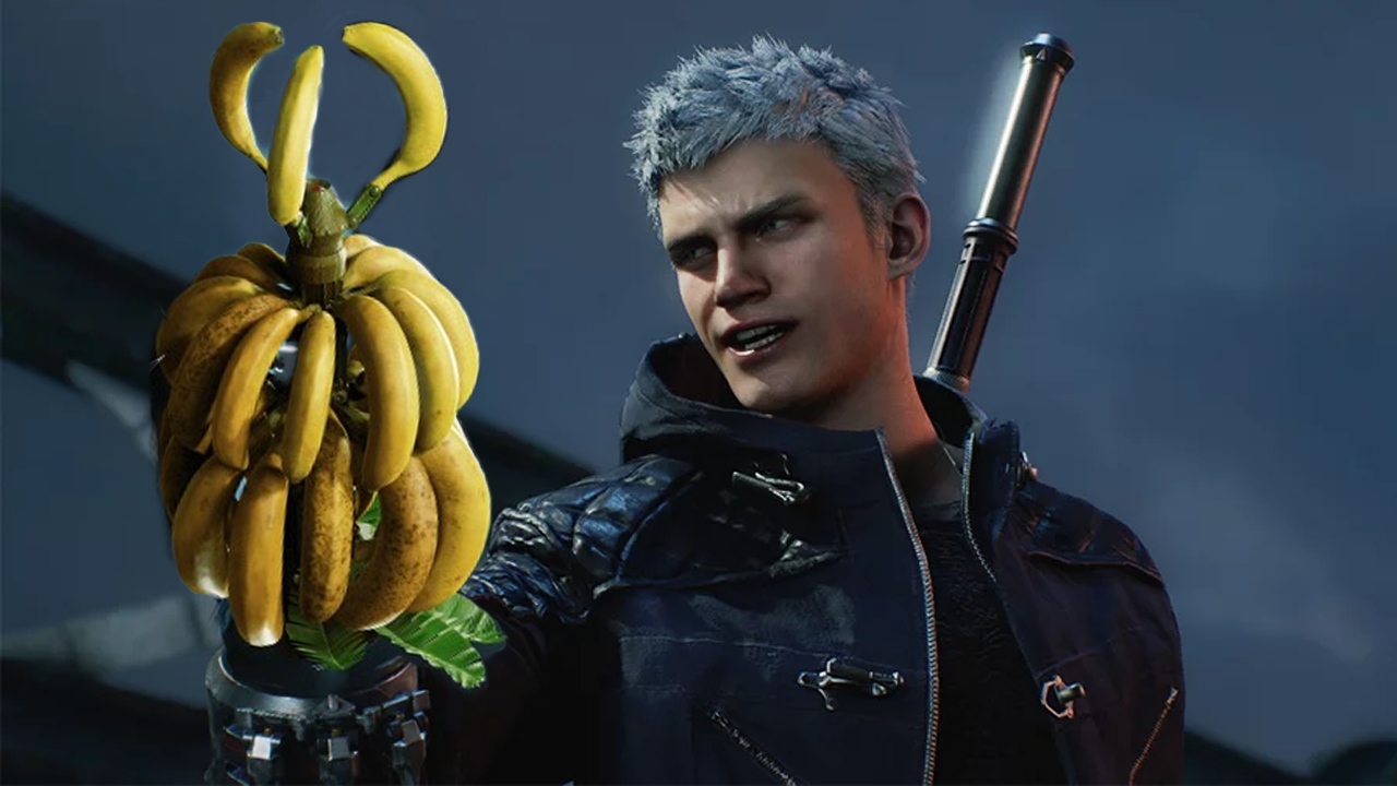 Free Devil May Cry 5 DLC Gives Nero Bananas to Slaughter Demons With