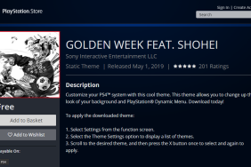 Celebrate Golden Week, Free Theme On PS Store