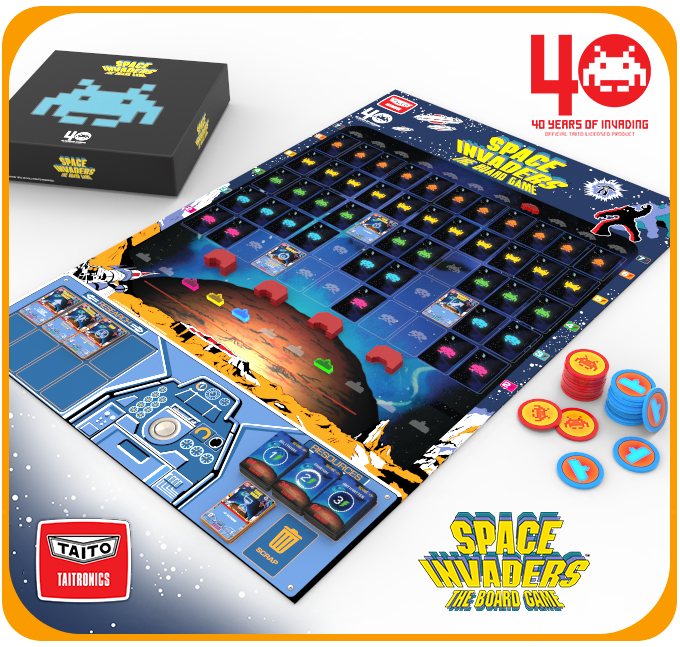 Space Invaders Board Game Kickstarter
