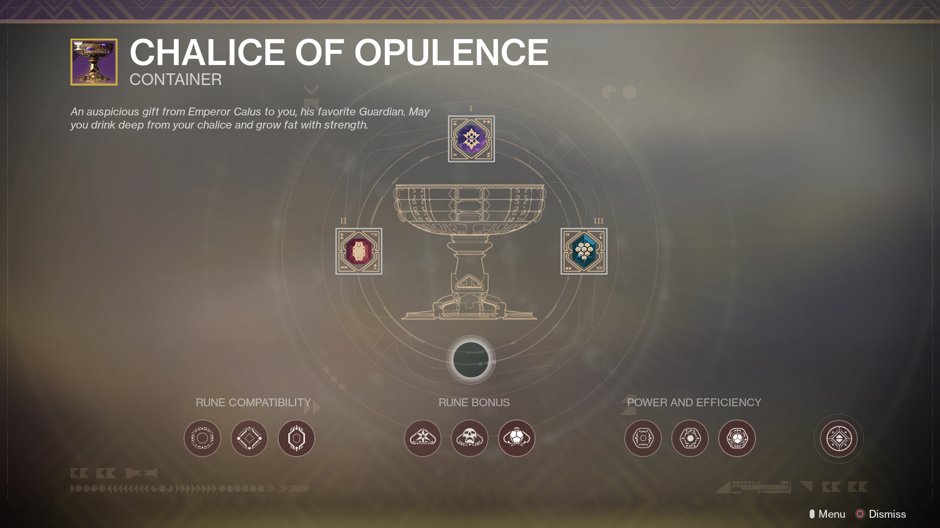 Destiny 2 chalice of opulence