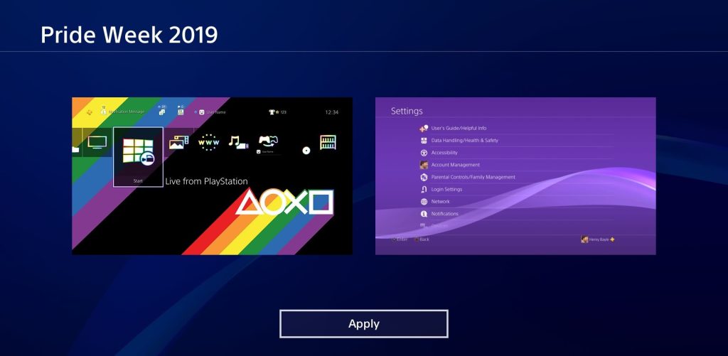 Grab This Free Pride Theme For Your PlayStation 4