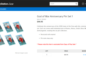 Check out These God of War Anniversary Pins