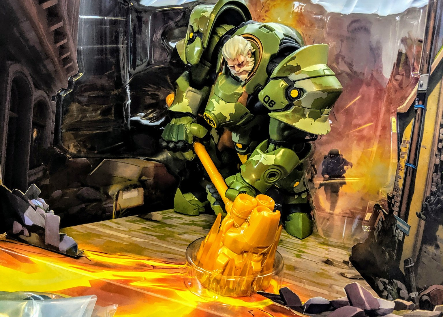 Overwatch figures Reinhardt bundeswehr sdcc 2019 exclusive 2