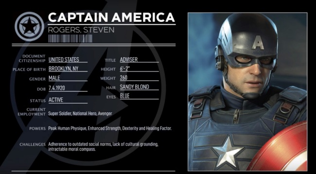 captain america marvels avengers game