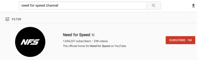 need for speed youtube