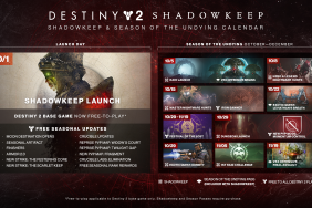Destiny 2 shadowkeep season of the undying roadmap