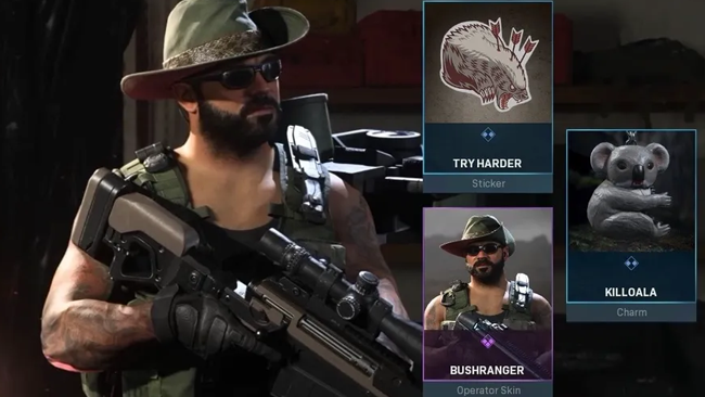 Call of Duty Australia relief Outback relief pack Modern Warfare