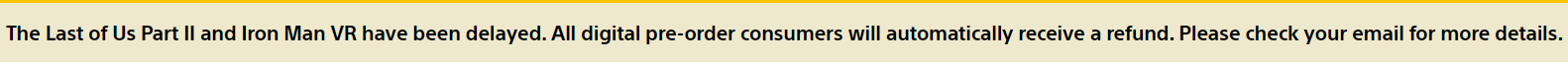 last of us iron man refund