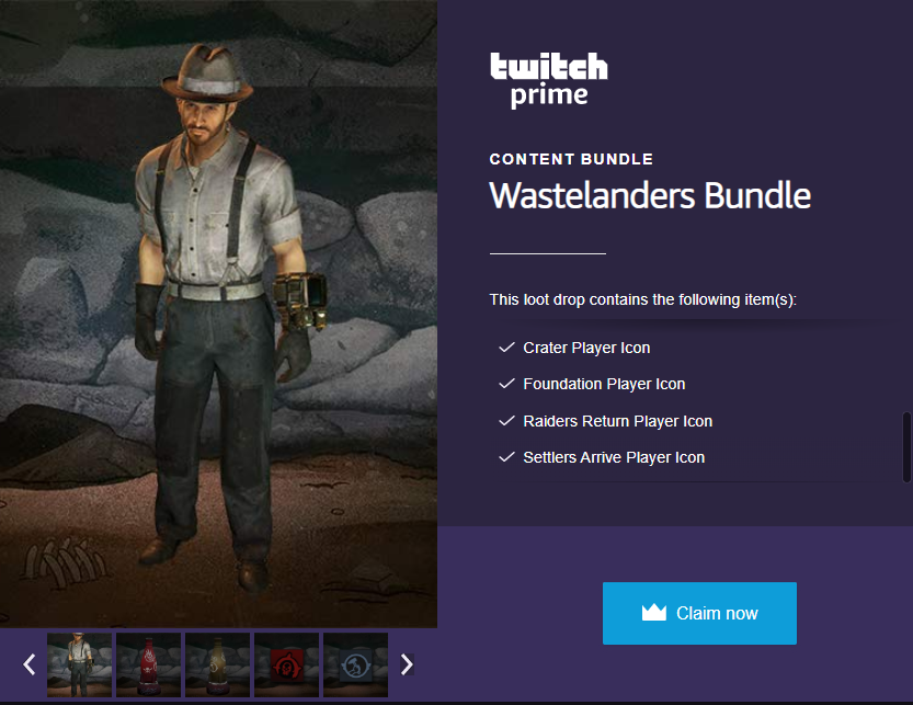fallout 76 wastelanders twitch prime