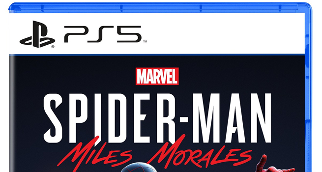 PS5 physical case design ps5 game cases spider-man miles morales box art