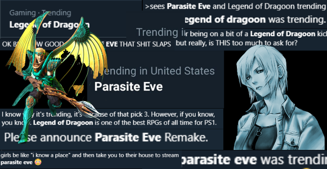 parasite eve legend dragoon twitter