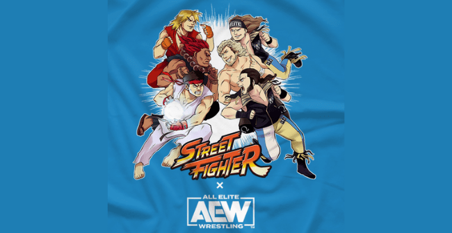 street fighter aew shirt