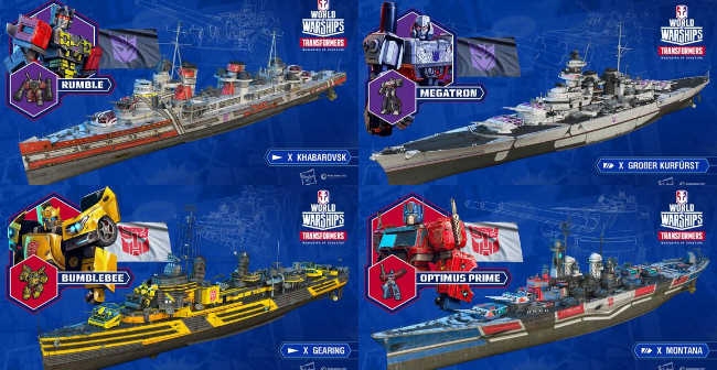 Transformers Have Returned To World Of Warships: Legends