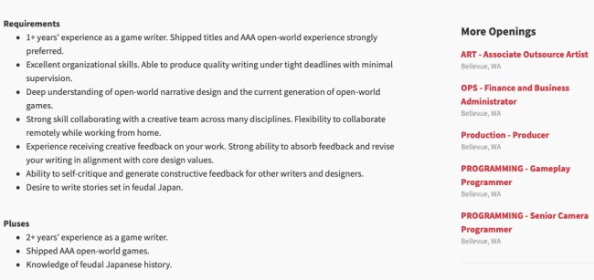 ghost of tsushima sequel