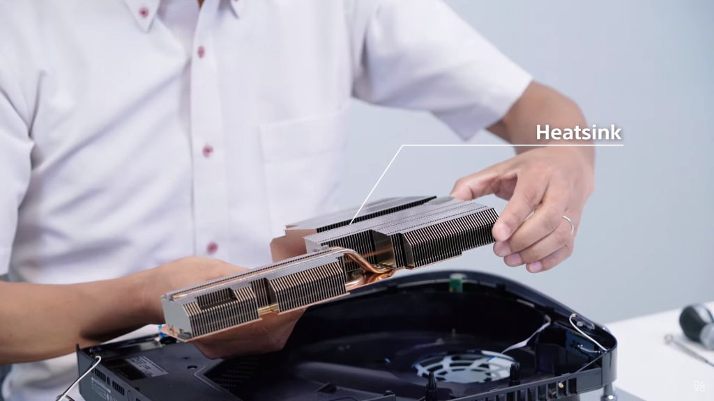 ps5 teardown heatsink heat sink