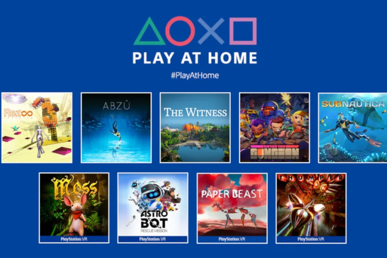 PlayStation Play at Home 2021 free games march