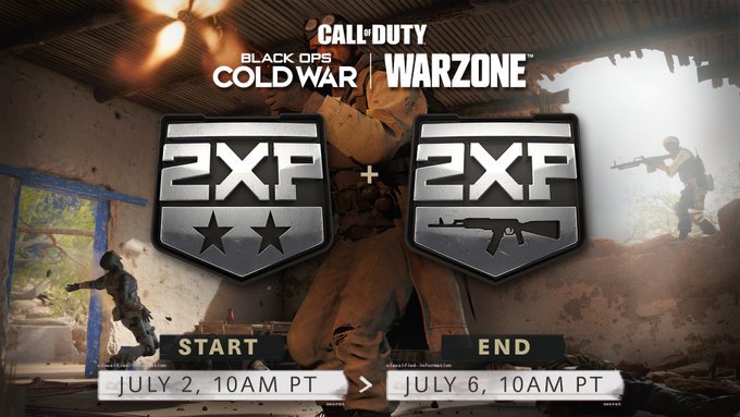 Call of Duty 2XP Weekend July 2