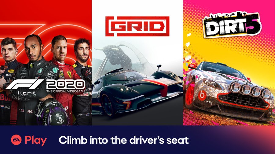 GRID and DiRT 5 Among Several Codemasters Games Added to EA Play