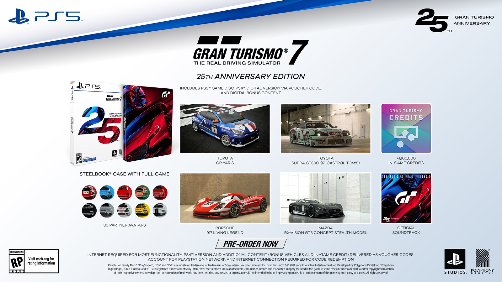 Gran Turismo 7 Pre-order Bonuse