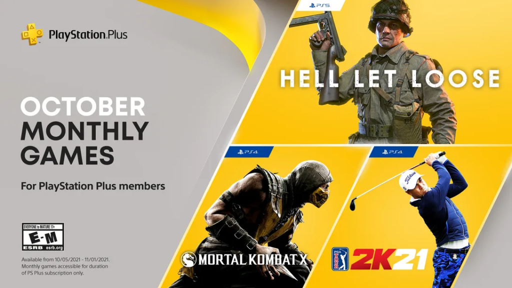 PlayStation Plus Games October 2021