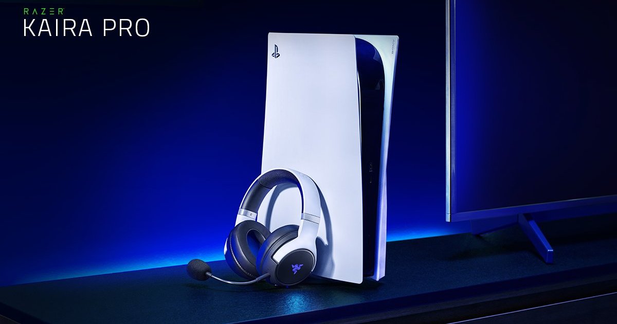 Razer Announces Wireless PS5 Headset and DualSense Controller Stand