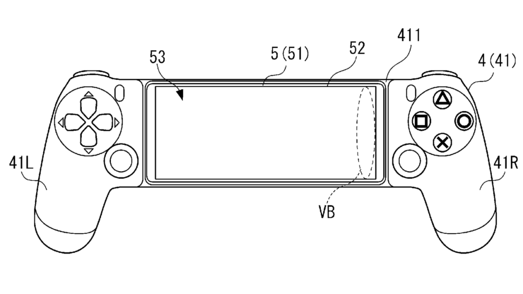 Sony Mobile Gaming Controller Patent