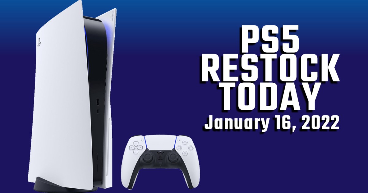 PS5 Restock January 16, 2022 Where in stock to buy? (US, UK