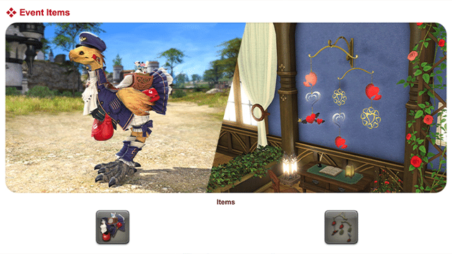 FFXIV Valentione's Day 2022 event items