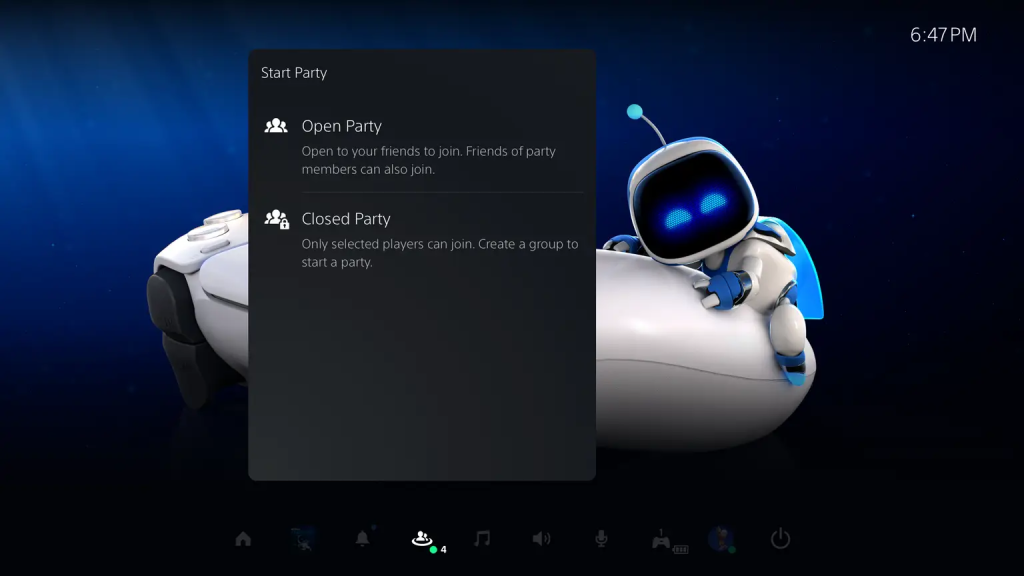 PS5 PS4 Beta Open Parties