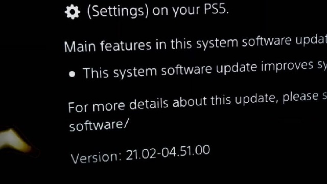 PS5 System Software