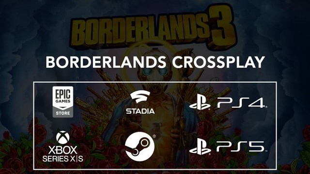 Borderlands 3 PS4 PS5 Cross-Play