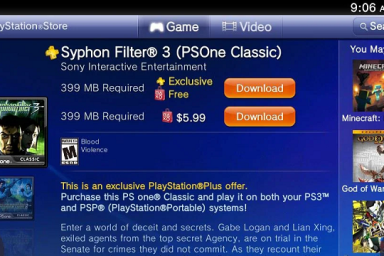 Syphon Filter PS Plus Issues