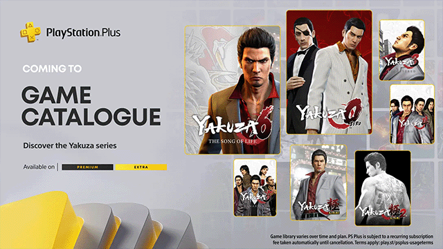 Yakuza Series PS Plus