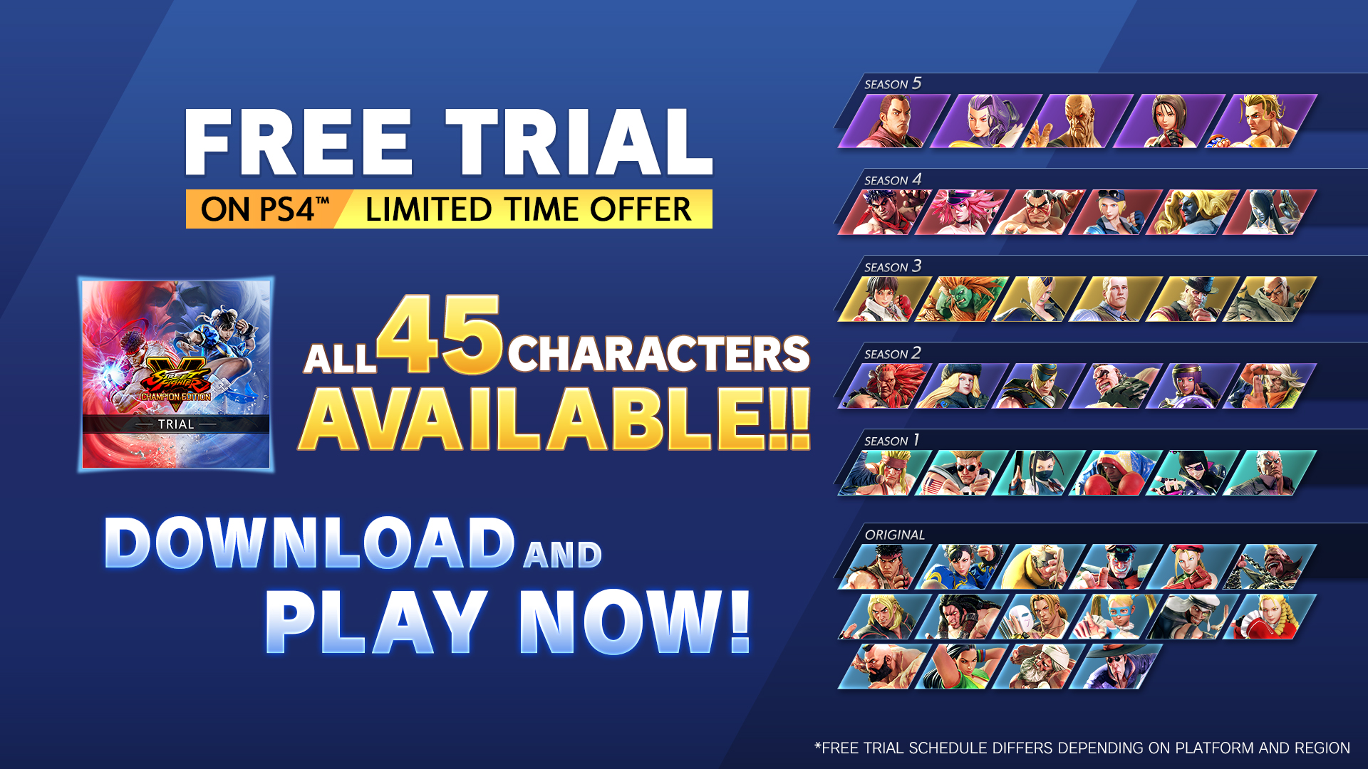 street fighter v champion edition free trial