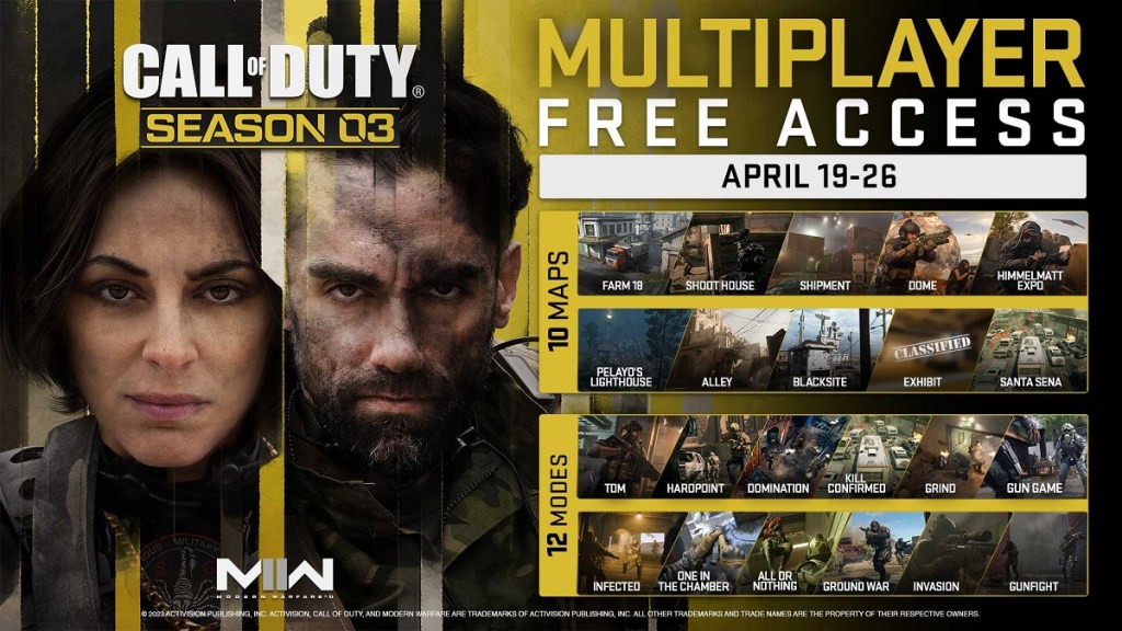 Modern Warfare 2 Free Multiplayer Week