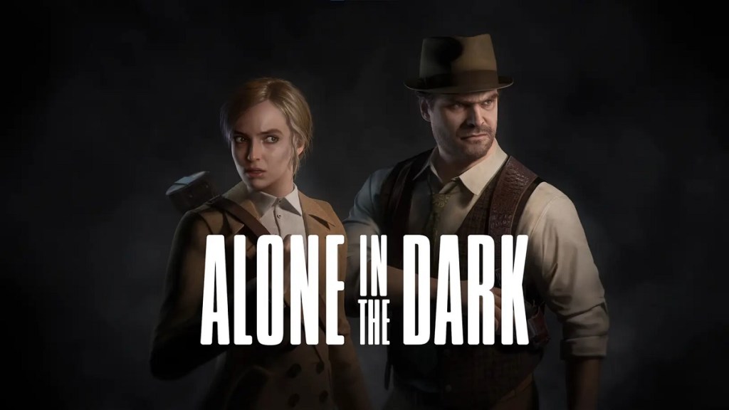 Alone in the Dark stars David Harbour and Jodie Comer.