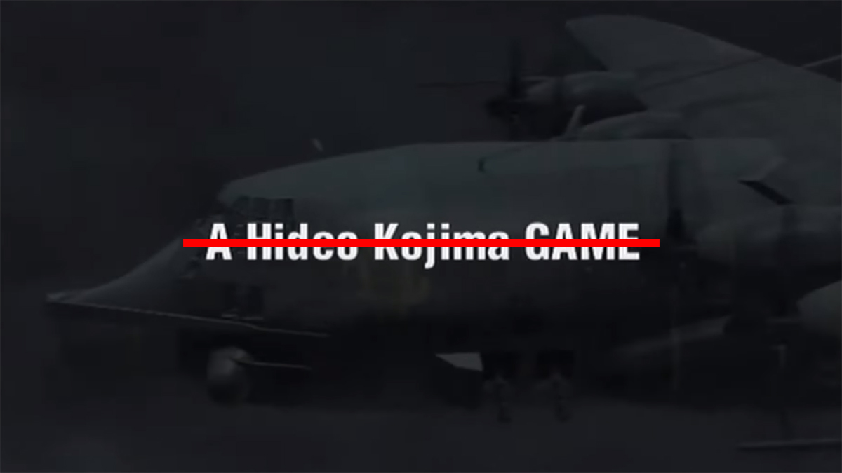 Hideo Kojima isn't mentioned in Metal Gear Solid Master