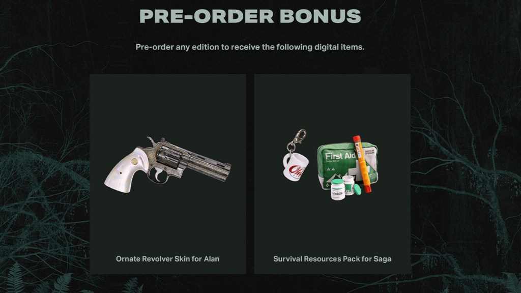 Alan Wake 2 Pre-Order Bonus Items