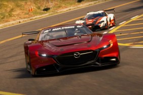 Screenshot of a race from the reveal trailer for Gran Turismo 7