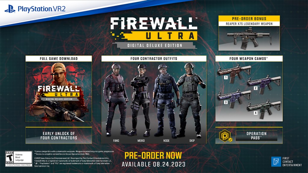 Firewall Ultra Release Date Revealed for Tactical PSVR2 Shooter, Pre-Orders Now Live