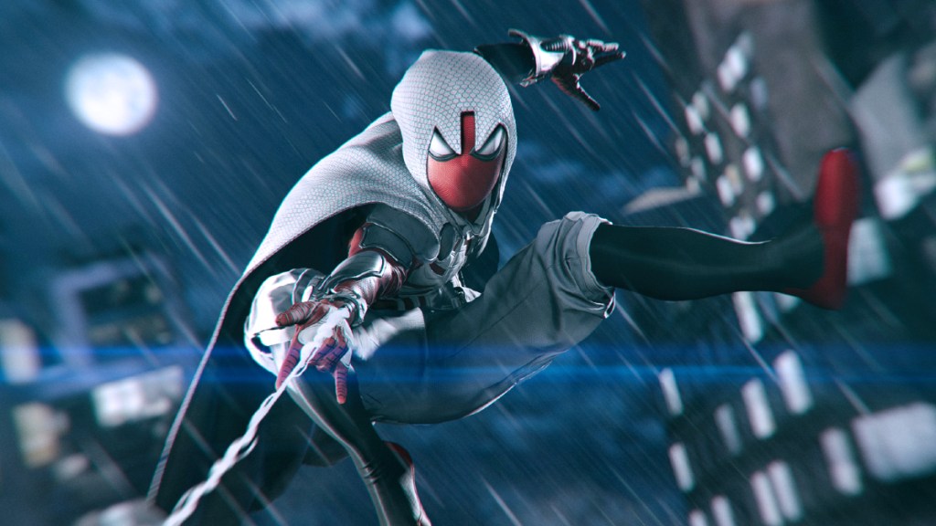 Marvel's Spider-Man 2 Arachknight suit key art.